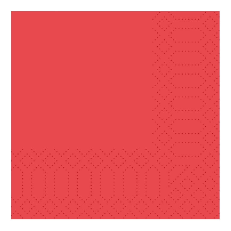 TOVAGLIOLI ROSSO 2 VELI 40x40 125pz (1 pz) COD 178989 DUNI